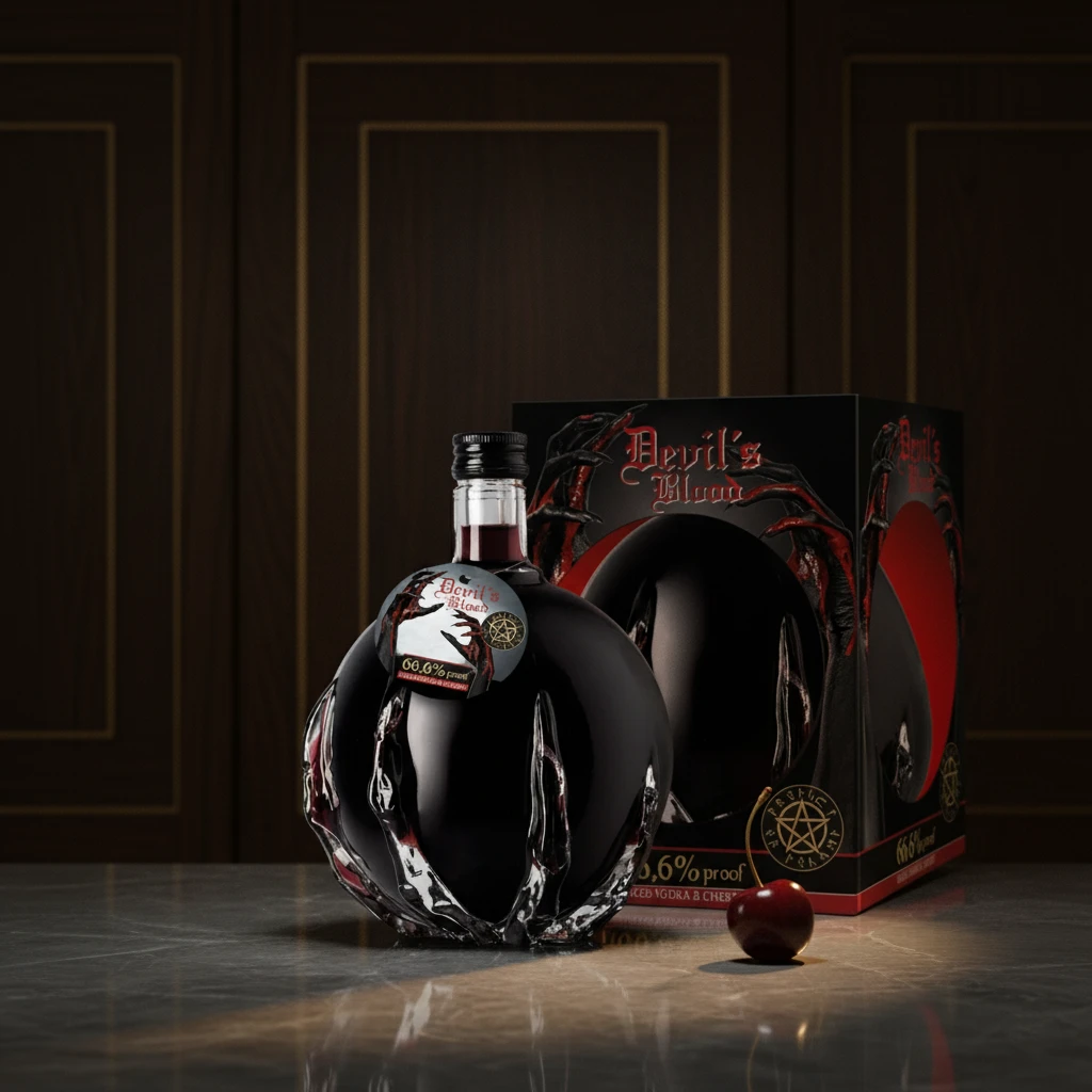 Devil's Blood Cherry Likier 1L 33,3% Vol. - obrazek 2