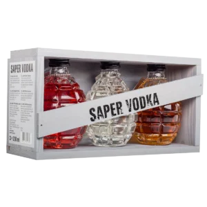 Saper Wodka 3 x w skrzynce